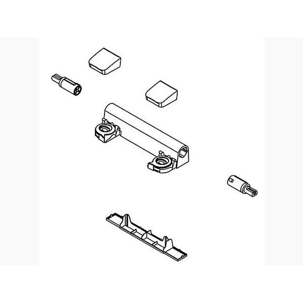 Readylatch Hinge Assembly Kit, Pb, Kohler, Mfr#: 1416152-K4